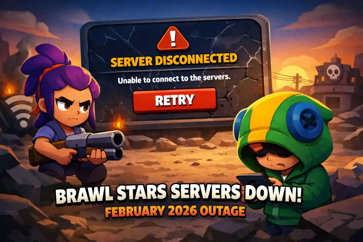 Brawl Stars servers down error screen February 2026 outage