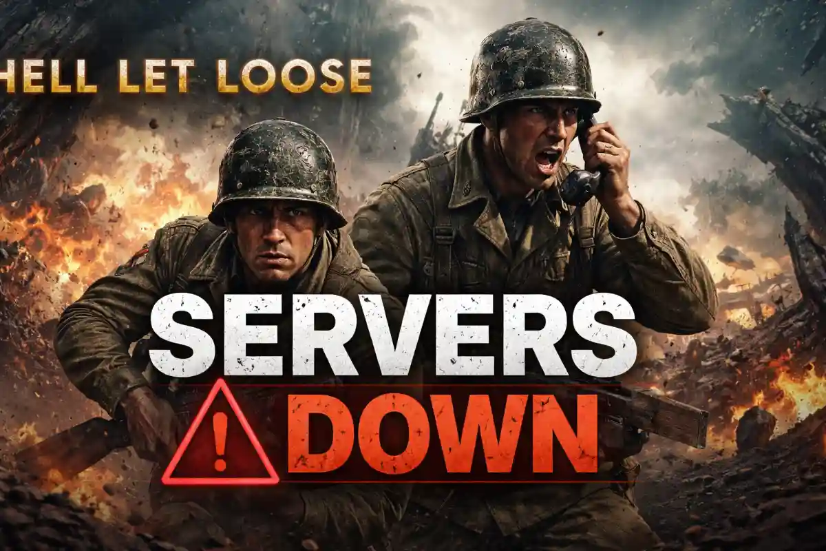 Hell Let Loose servers down error screen during outage