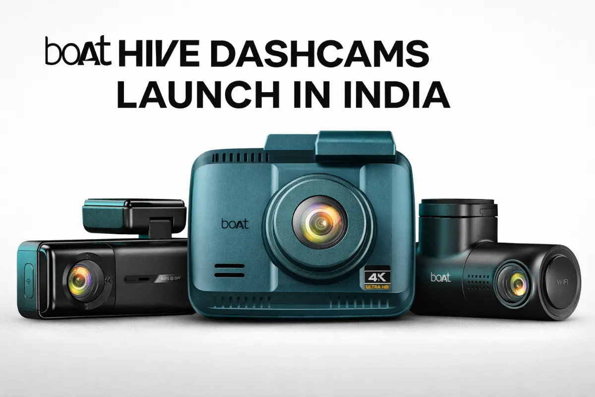 boAt HIVE Dashcam E1, M1 and F1 launched in India with 4K recording and ADAS